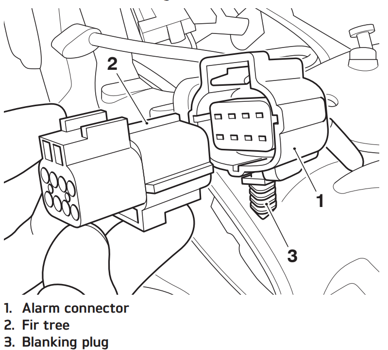 Alarm Plug connection